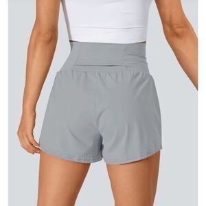 Halara SoftlyZero™ Airy Super High Waisted Cool Touch Yoga Shorts Pockets XS